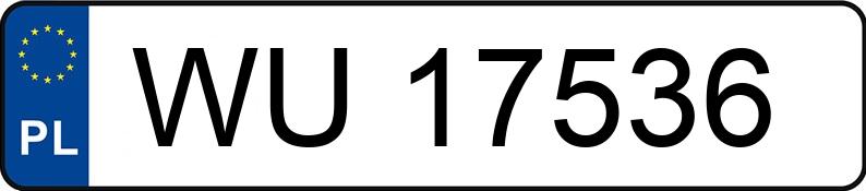 Numer rejestracyjny WU 17536 posiada NISSAN Primera 2.0 MR`02 E3 Tekna - WU17536