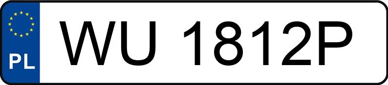 Numer rejestracyjny WU 1812P posiada BMW X6 XDRIVE30D - WU1812P