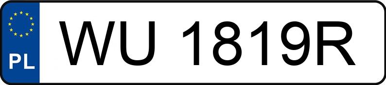 Numer rejestracyjny WU 1819R posiada TOYOTA Corolla 1.2 Turbo MR`19 E6 Comfort - WU1819R Numer rejestracyjny WU 1819R posiada TOYOTA Corolla 1.2 Turbo MR`19 E6 Comfort - WU1819R