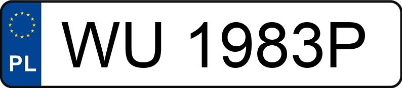 Numer rejestracyjny WU 1983P posiada SKODA Octavia III 1.6 TDI-CR MR`18 E6 - WU1983P