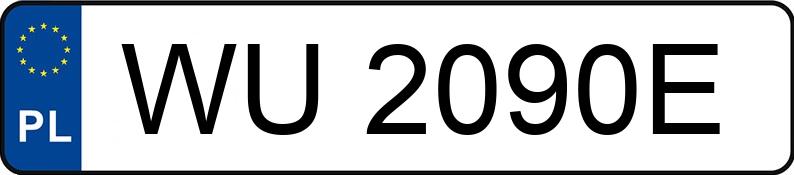 Numer rejestracyjny WU 2090E posiada FORD FOCUS ST - WU2090E