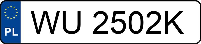 Numer rejestracyjny WU 2502K posiada BMW 520D XDRIVE - WU2502K Numer rejestracyjny WU 2502K posiada BMW 520D XDRIVE - WU2502K