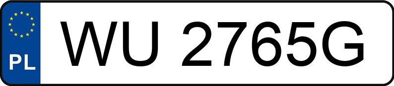 Numer rejestracyjny WU 2765G posiada MAN/MAN TRUCK TGS L.2007.46.006/MAN TRUCK - WU2765G