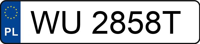 Numer rejestracyjny WU 2858T posiada BMW 320i MR`22 E6d/e G20 xDrive Steptronic - WU2858T