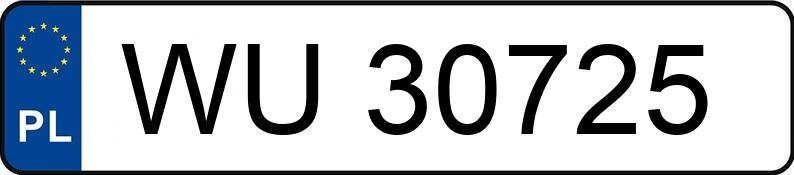 Numer rejestracyjny WU 30725 posiada HONDA CIVIC 1.4 KAT - WU30725