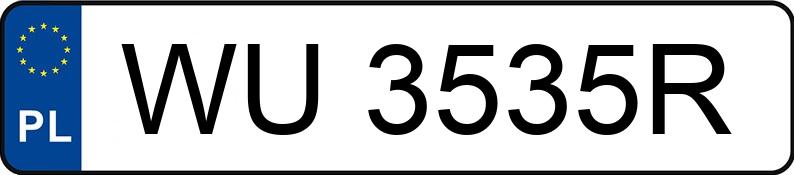 Numer rejestracyjny WU 3535R posiada MINI [BMW] Mini 1.6 MR`01 E3 Cooper - WU3535R