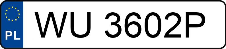 Numer rejestracyjny WU 3602P posiada TOYOTA TOYOTA YARIS - WU3602P Numer rejestracyjny WU 3602P posiada TOYOTA TOYOTA YARIS - WU3602P
