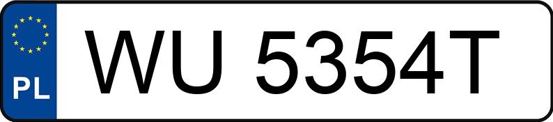 Numer rejestracyjny WU 5354T posiada VOLKSWAGEN Golf VIII Variant 2.0 TDI MR`20 E6d Golf VIII Variant 2.0 TDI MR`20 E6d - WU5354T
