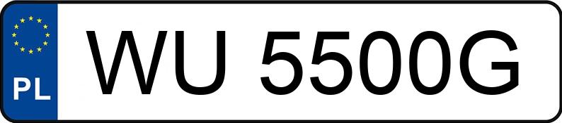 Numer rejestracyjny WU 5500G posiada MERCEDES-BENZ AMG GT MR`14 E6 190 - WU5500G