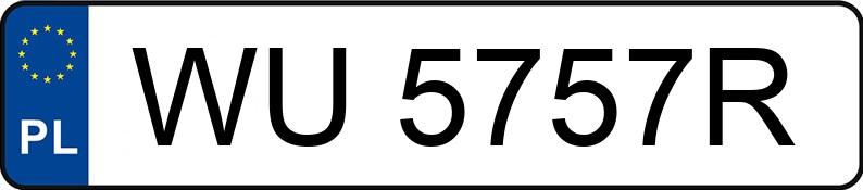Numer rejestracyjny WU 5757R posiada BMW X3 Diesel MR`22 E6d G01 xDrive30d - WU5757R Numer rejestracyjny WU 5757R posiada BMW X3 Diesel MR`22 E6d G01 xDrive30d - WU5757R