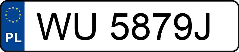 Numer rejestracyjny WU 5879J posiada FORD TRANSIT FCD - WU5879J