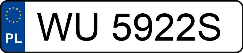 Numer rejestracyjny WU 5922S posiada FORD MUSTANG - WU5922S Numer rejestracyjny WU 5922S posiada FORD MUSTANG - WU5922S
