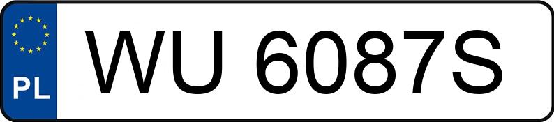 Numer rejestracyjny WU 6087S posiada VOLKSWAGEN PASSAT - WU6087S