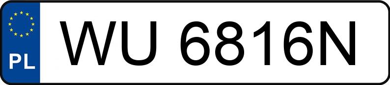 Numer rejestracyjny WU 6816N posiada BMW X5 Diesel MR`18 E6 G05 xDrive25d Step - WU6816N Numer rejestracyjny WU 6816N posiada BMW X5 Diesel MR`18 E6 G05 xDrive25d Step - WU6816N