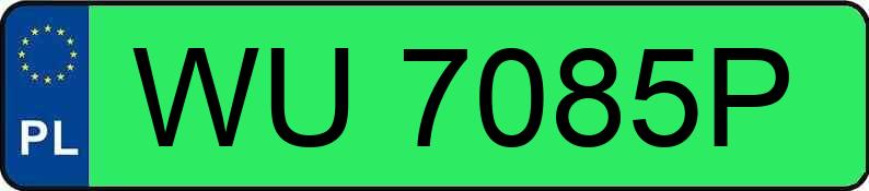 Numer rejestracyjny WU 7085P posiada KIA EV6 MR`22 Plus 58kWh - WU7085P Numer rejestracyjny WU 7085P posiada KIA EV6 MR`22 Plus 58kWh - WU7085P