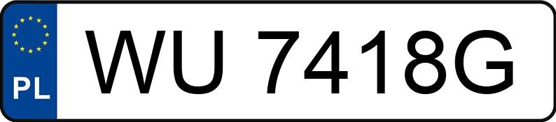 Numer rejestracyjny WU 7418G posiada BMW 320I XDRIVE - WU7418G