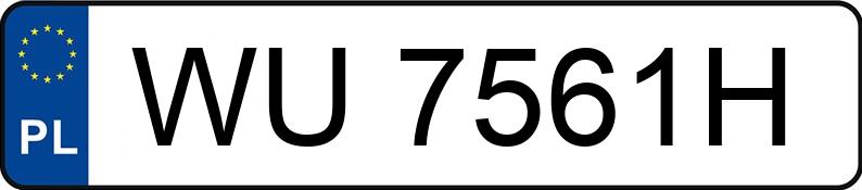 Numer rejestracyjny WU 7561H posiada MERCEDES-BENZ CLS 400 - WU7561H