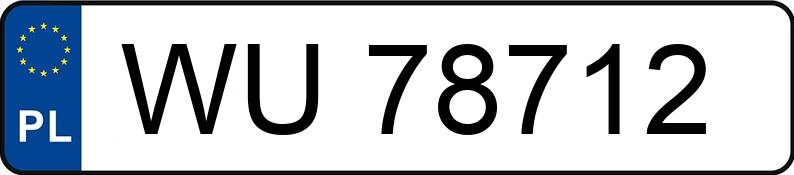 Numer rejestracyjny WU 78712 posiada PEUGEOT 407 - WU78712