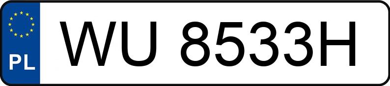 Numer rejestracyjny WU 8533H posiada OPEL VIVARO-B - WU8533H