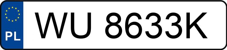Numer rejestracyjny WU 8633K posiada SKODA FABIA - WU8633K