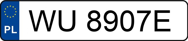 Numer rejestracyjny WU 8907E posiada AUDI A5 COUPE - WU8907E
