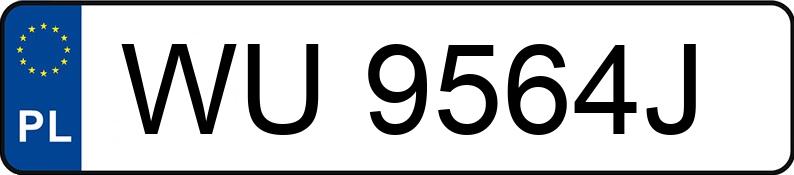 Numer rejestracyjny WU 9564J posiada VOLKSWAGEN PASSAT - WU9564J