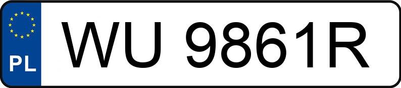 Numer rejestracyjny WU 9861R posiada PORSCHE Cayenne III MR`17 E6 S&S Tiptronic S - WU9861R