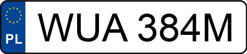 Numer rejestracyjny WUA 384M posiada FIAT SEICENTO - WUA384M