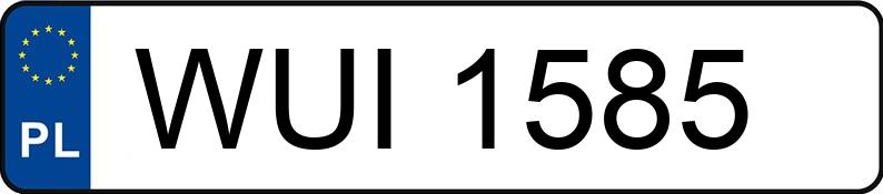 Numer rejestracyjny WUI 1585 posiada TOYOTA COROLLA - WUI1585 Numer rejestracyjny WUI 1585 posiada TOYOTA COROLLA - WUI1585