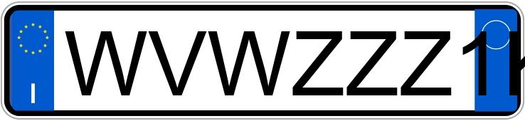 Numer rejestracyjny WVWZZZ1KZAW001992 posiada Volkswagen Golf