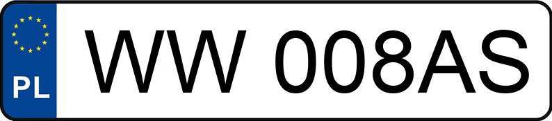 Numer rejestracyjny WW 008AS posiada MAZDA 6 - 2.0 MR`15 E6 SkyMotion - WW008AS