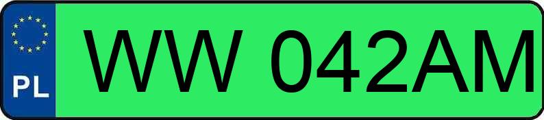 Numer rejestracyjny WW 042AM posiada MERCEDES-BENZ EQB 250+ MR`24 X243 Electric Art 71kWh - WW042AM