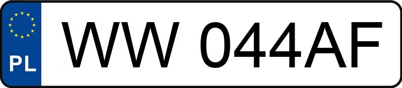 Numer rejestracyjny WW 044AF posiada SAM PW-4R - WW044AF Numer rejestracyjny WW 044AF posiada SAM PW-4R - WW044AF