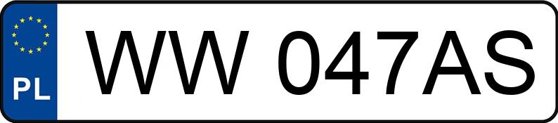 Numer rejestracyjny WW 047AS posiada MG MG3 HYBRID+ - WW047AS
