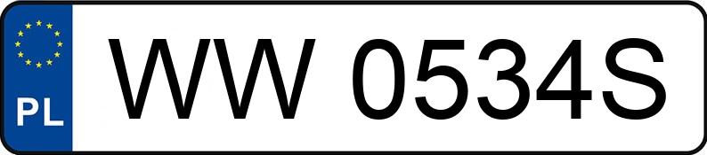 Numer rejestracyjny WW 0534S posiada FORD FUSION - WW0534S