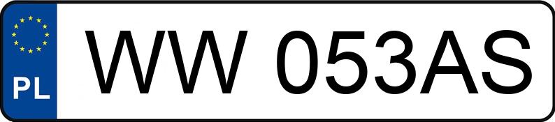 Numer rejestracyjny WW 053AS posiada DACIA DUSTER - WW053AS