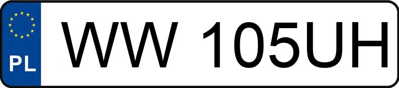 Numer rejestracyjny WW 105UH posiada BMW 520D XDRIVE - WW105UH