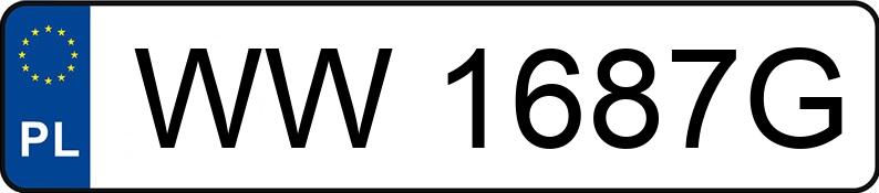Numer rejestracyjny WW 1687G posiada MERCEDES-BENZ E 220 - WW1687G