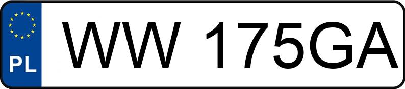 Numer rejestracyjny WW175GA posiada BMW 535i Kat. MR`95 E39 535i Kat. MR`95 E39