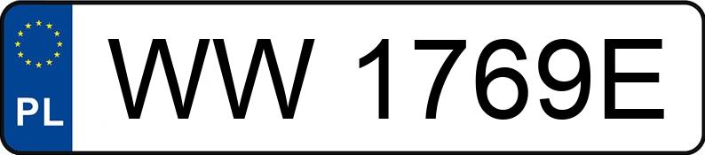 Numer rejestracyjny WW 1769E posiada MINI COOPER - WW1769E Numer rejestracyjny WW 1769E posiada MINI COOPER - WW1769E