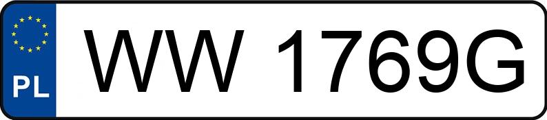 Numer rejestracyjny WW 1769G posiada SKODA OCTAVIA COMBI - WW1769G Numer rejestracyjny WW 1769G posiada SKODA OCTAVIA COMBI - WW1769G