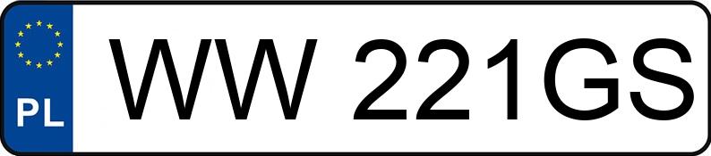 Numer rejestracyjny WW 221GS posiada SUBARU WRX - WW221GS Numer rejestracyjny WW 221GS posiada SUBARU WRX - WW221GS