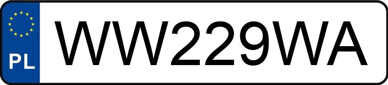 Numer rejestracyjny WW 229WA posiada RENAULT MASTER - WW229WA