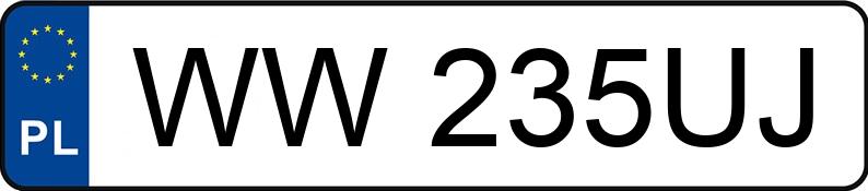 Numer rejestracyjny WW 235UJ posiada AUDI AUDI A6 AVANT - WW235UJ Numer rejestracyjny WW 235UJ posiada AUDI AUDI A6 AVANT - WW235UJ