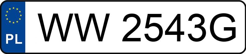 Numer rejestracyjny WW 2543G posiada SUZUKI SX4 - WW2543G Numer rejestracyjny WW 2543G posiada SUZUKI SX4 - WW2543G
