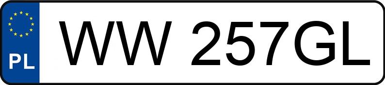 Numer rejestracyjny WW 257GL posiada BMW 530E - WW257GL