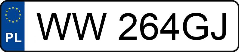 Numer rejestracyjny WW264GJ posiada ASTON MARTIN DB11 5.2 48V MR`17 E6 DB11 5.2 48V MR`17 E6