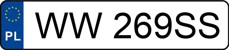 Numer rejestracyjny WW 269SS posiada AUDI A6 Quattro 50 TDi MR`18 E6 C8 Sport Tiptronic - WW269SS