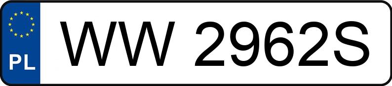 Numer rejestracyjny WW 2962S posiada RENAULT CLIO - WW2962S