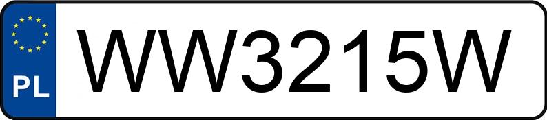 Numer rejestracyjny WW 3215W posiada VOLVO S60 - WW3215W Numer rejestracyjny WW 3215W posiada VOLVO S60 - WW3215W